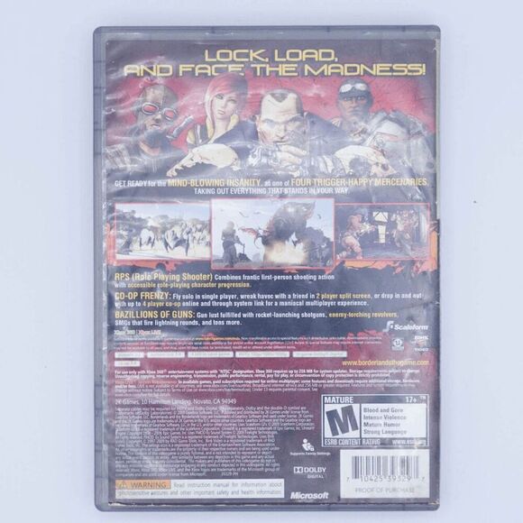 Xbox 360 Borderlands 2 Game of the Year Edition + Xbox 360 Platinum Hits Borderl - Picture 9 of 9